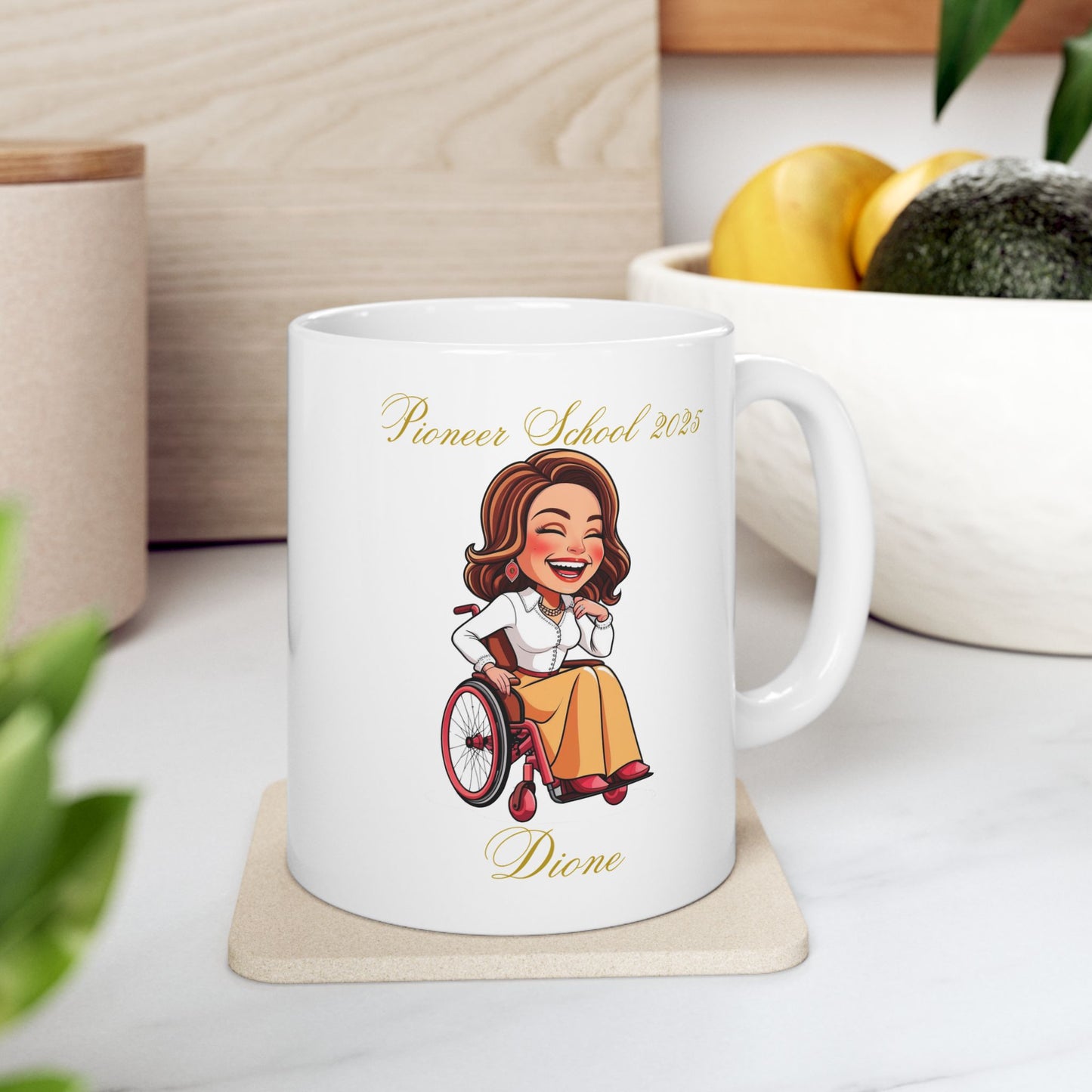 Pioneer School 2025 Custom Mug – Personalized Sister + Name