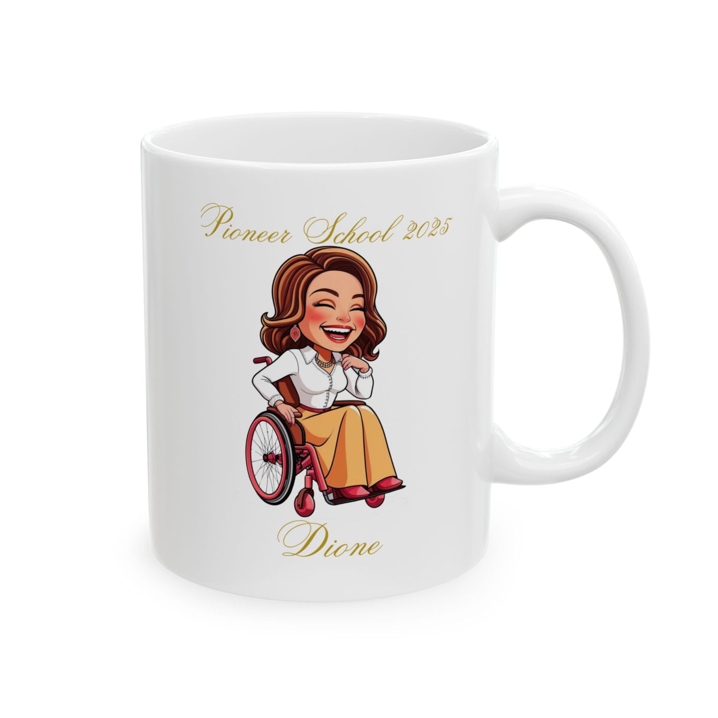 Pioneer School 2025 Custom Mug – Personalized Sister + Name