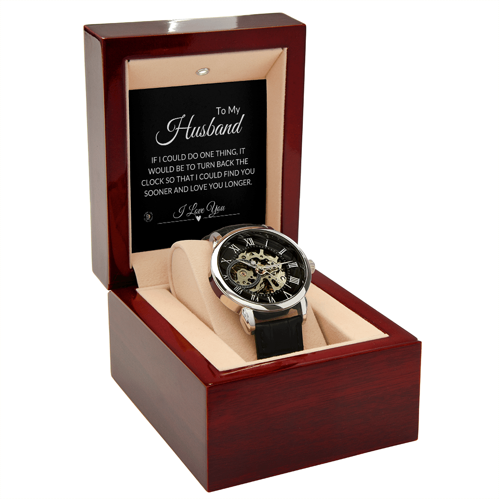 To My Husband” – Time Back Love Note Watch