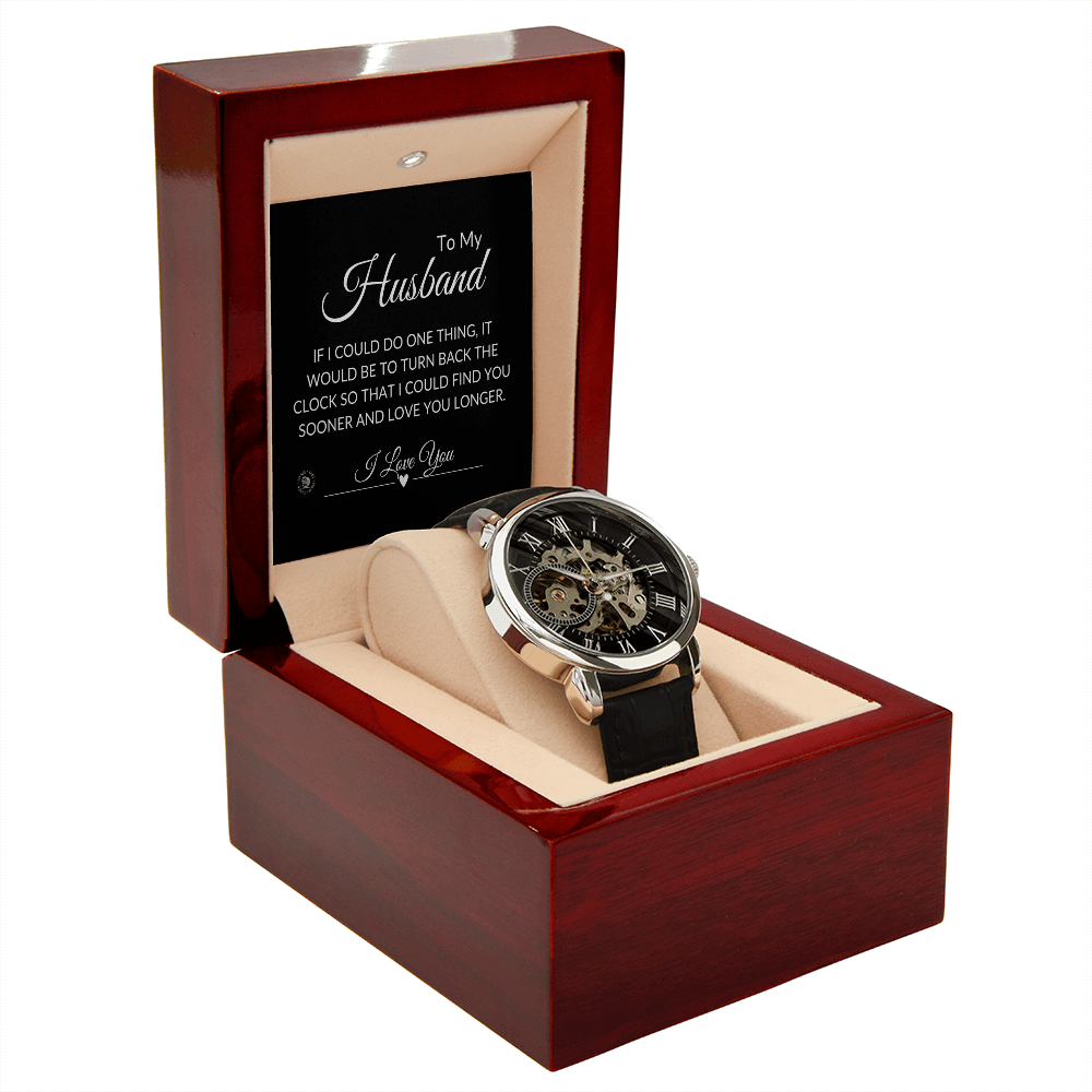 To My Husband” – Time Back Love Note Watch
