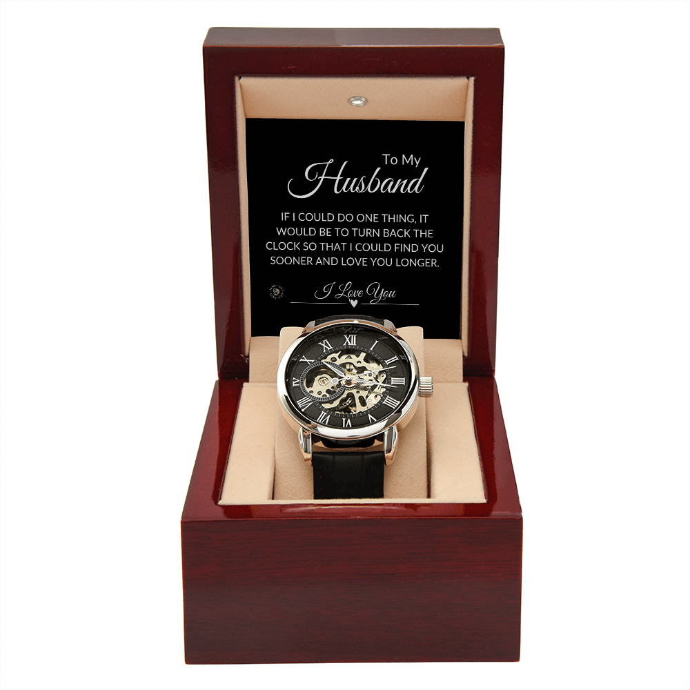 To My Husband” – Time Back Love Note Watch