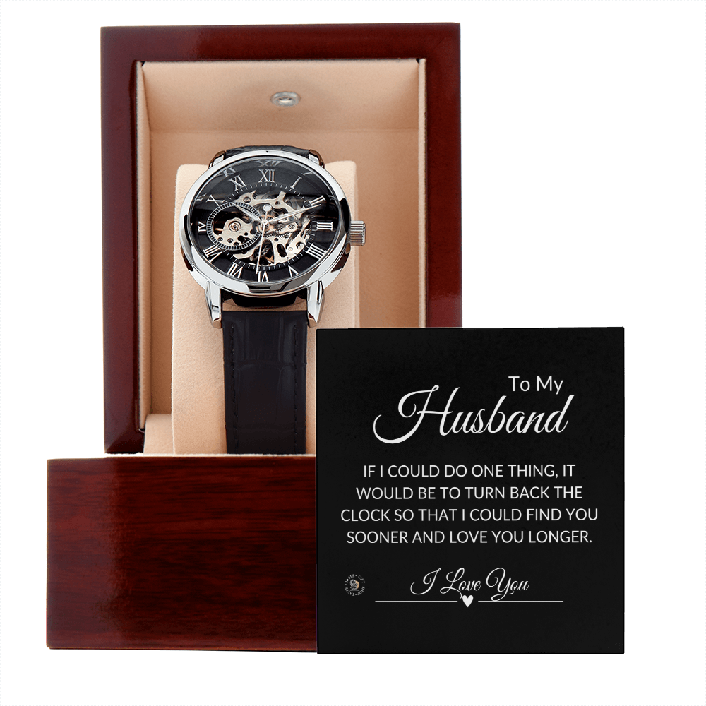 To My Husband” – Time Back Love Note Watch