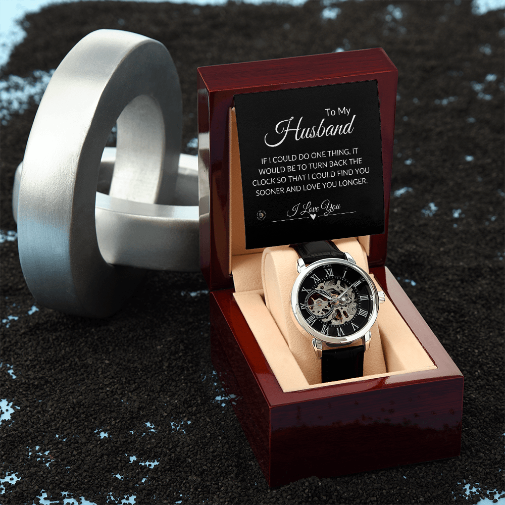 To My Husband” – Time Back Love Note Watch