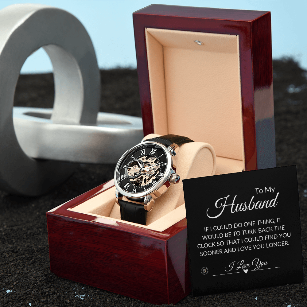 To My Husband” – Time Back Love Note Watch