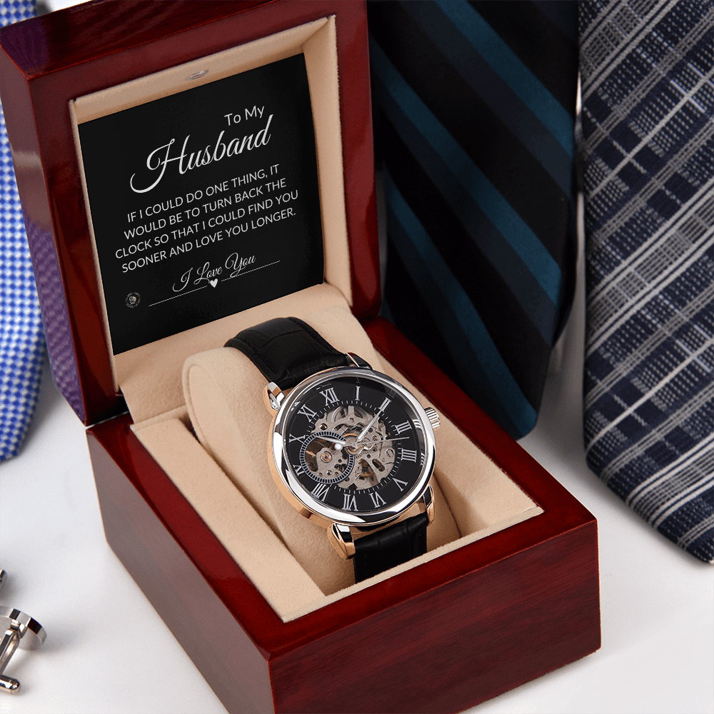 To My Husband” – Time Back Love Note Watch