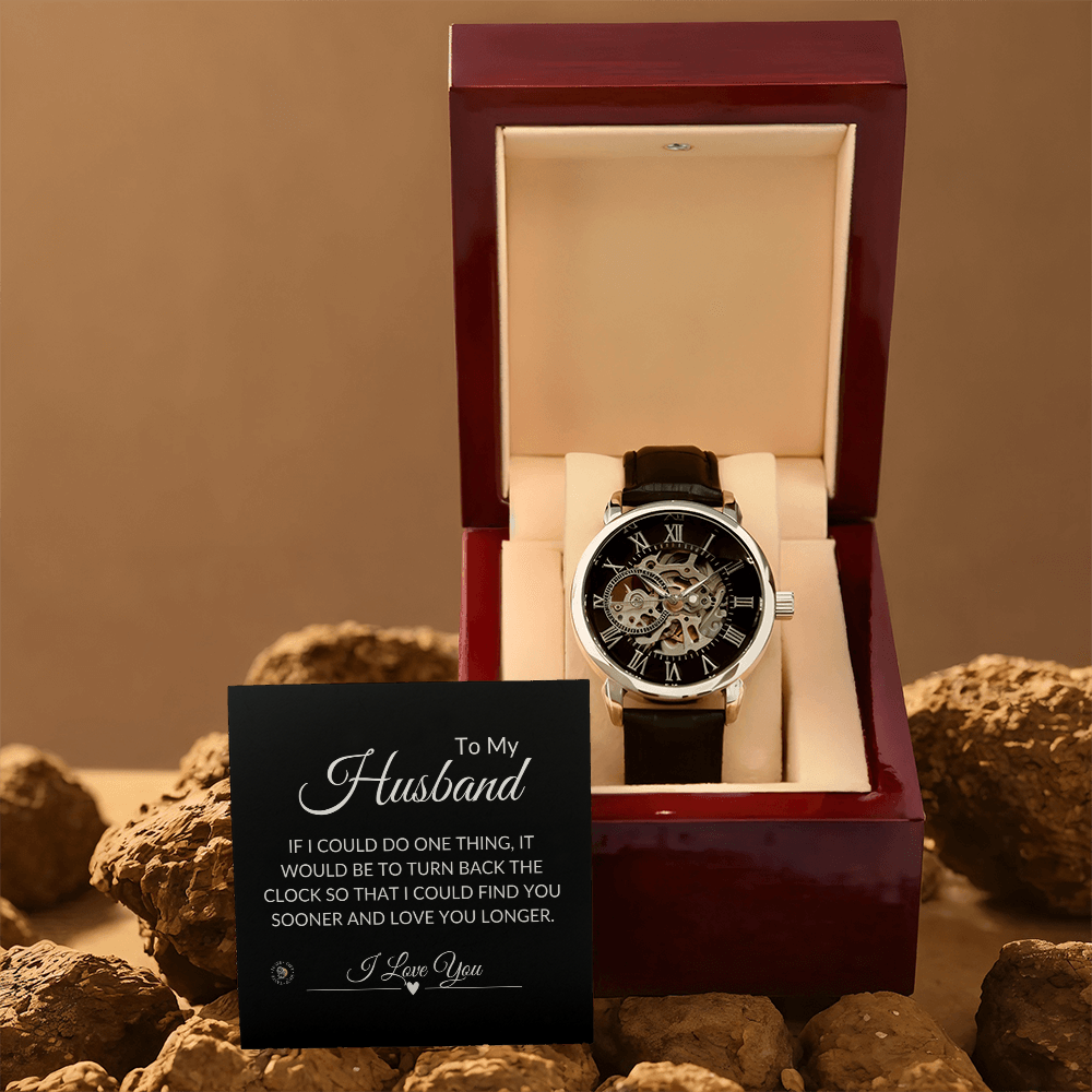To My Husband” – Time Back Love Note Watch