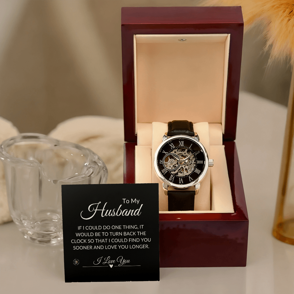 To My Husband” – Time Back Love Note Watch