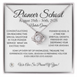 Pioneer School Personalized | Love Knot Necklace