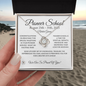 Pioneer School Personalized | Love Knot Necklace