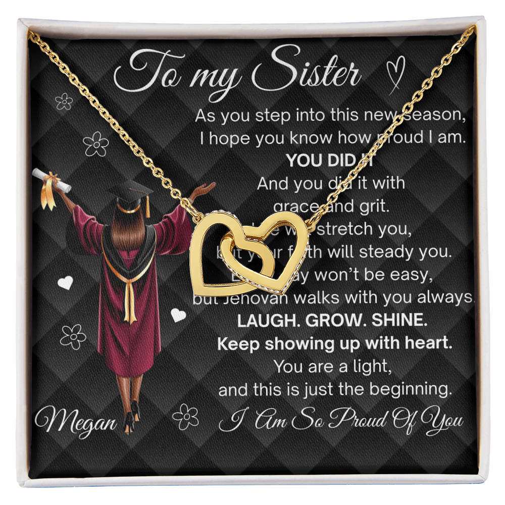 To My Sister | Graduation Gift With Heartfelt Message