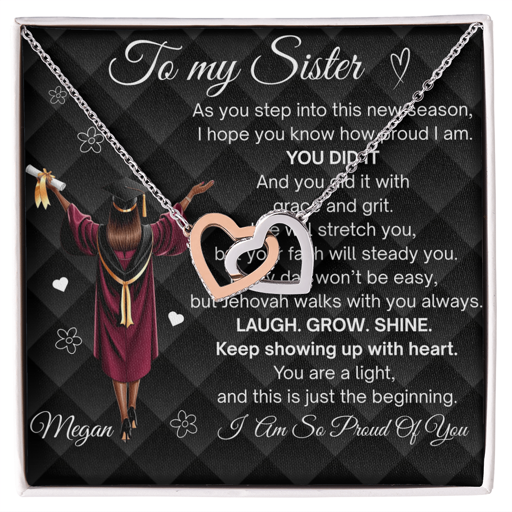 To My Sister | Graduation Gift With Heartfelt Message