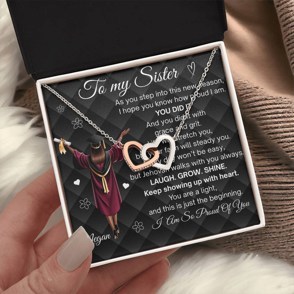 To My Sister | Graduation Gift With Heartfelt Message