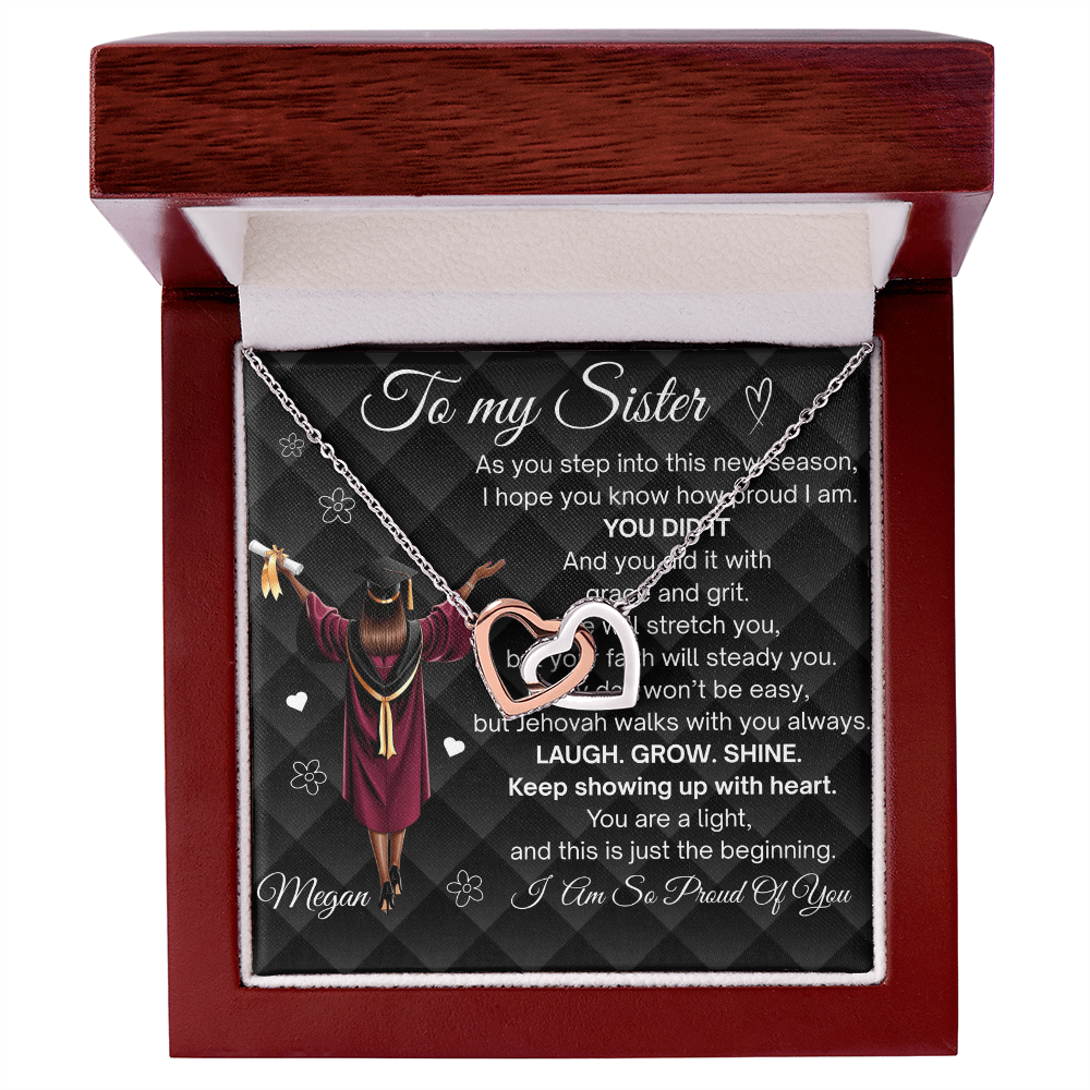 To My Sister | Graduation Gift With Heartfelt Message