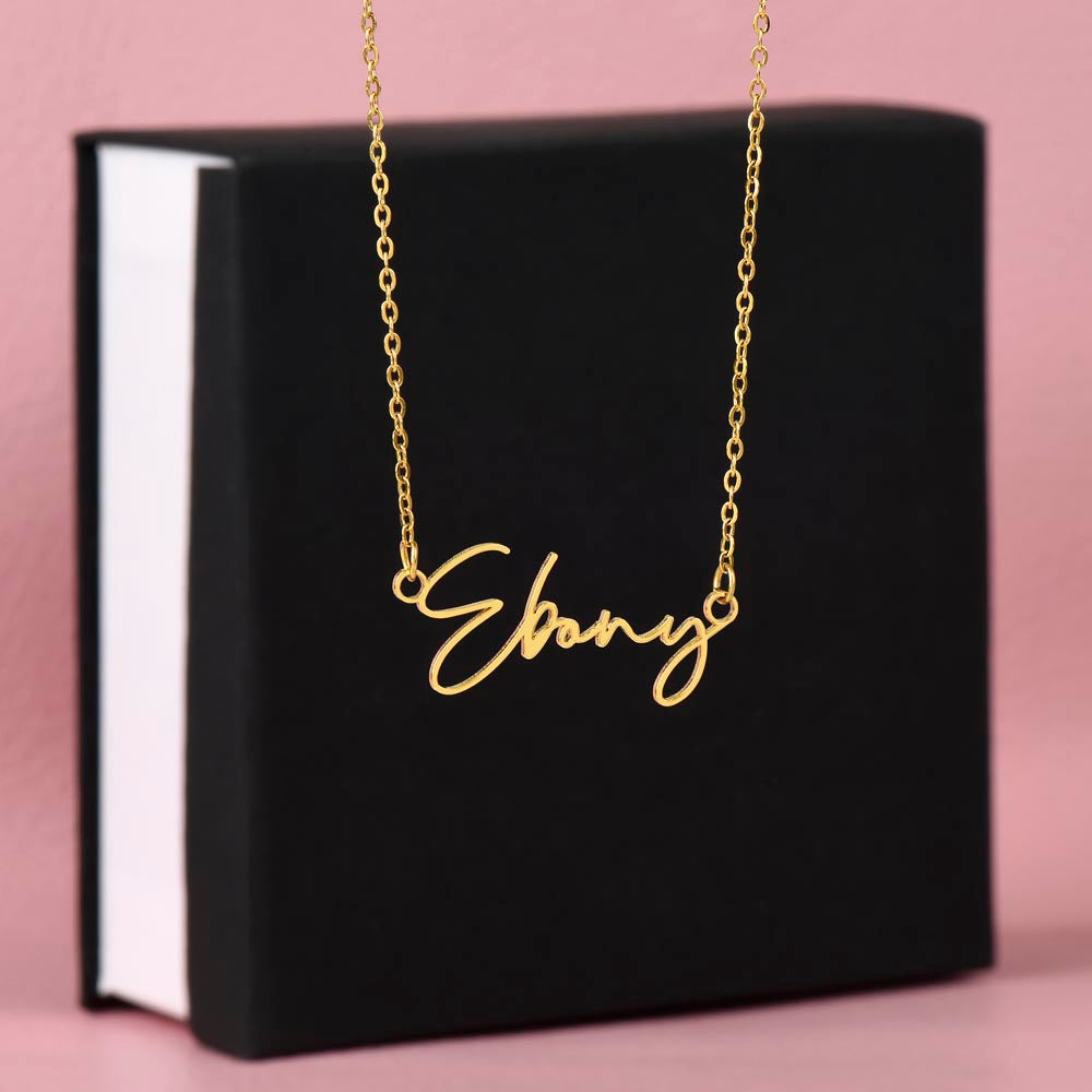 To My Future Wife β Personalized Name Necklace with Faith-Filled Message Card