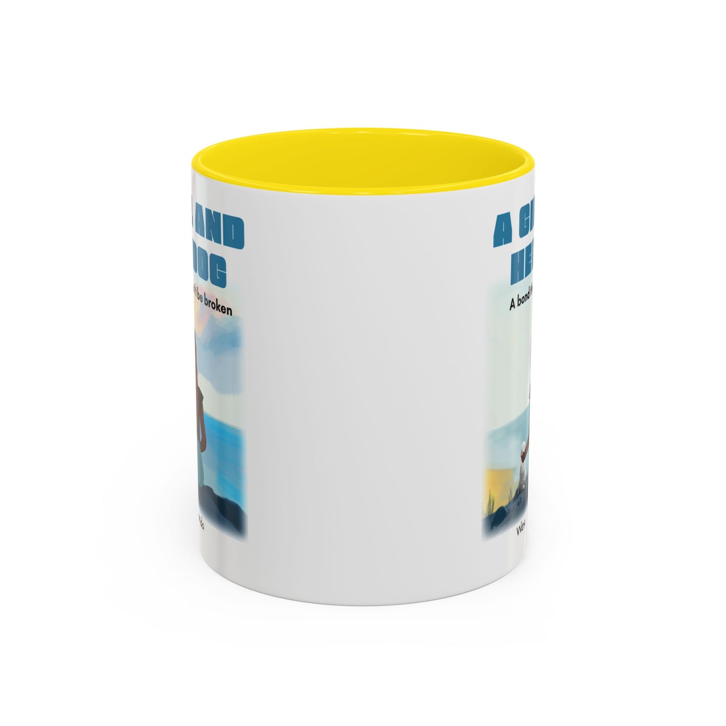 Inspirational Bond Coffee Mug - A Girl and Her Dog - Perfect Gift for Dog Lovers