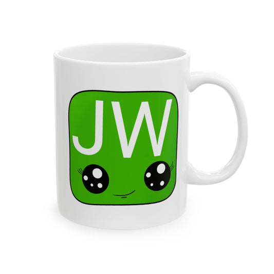 Little Illustrator Collection – JW Smiley Mug (Hand-Drawn Edition)