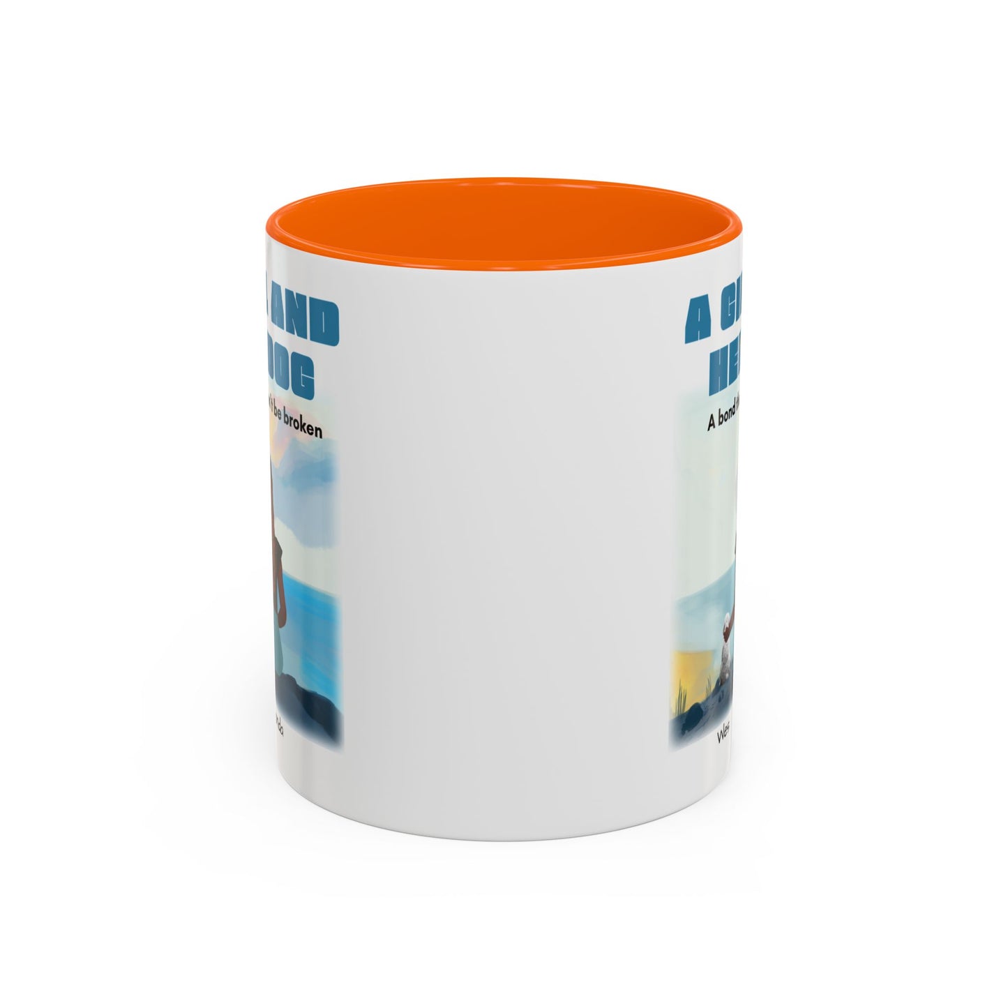 Inspirational Bond Coffee Mug - A Girl and Her Dog - Perfect Gift for Dog Lovers