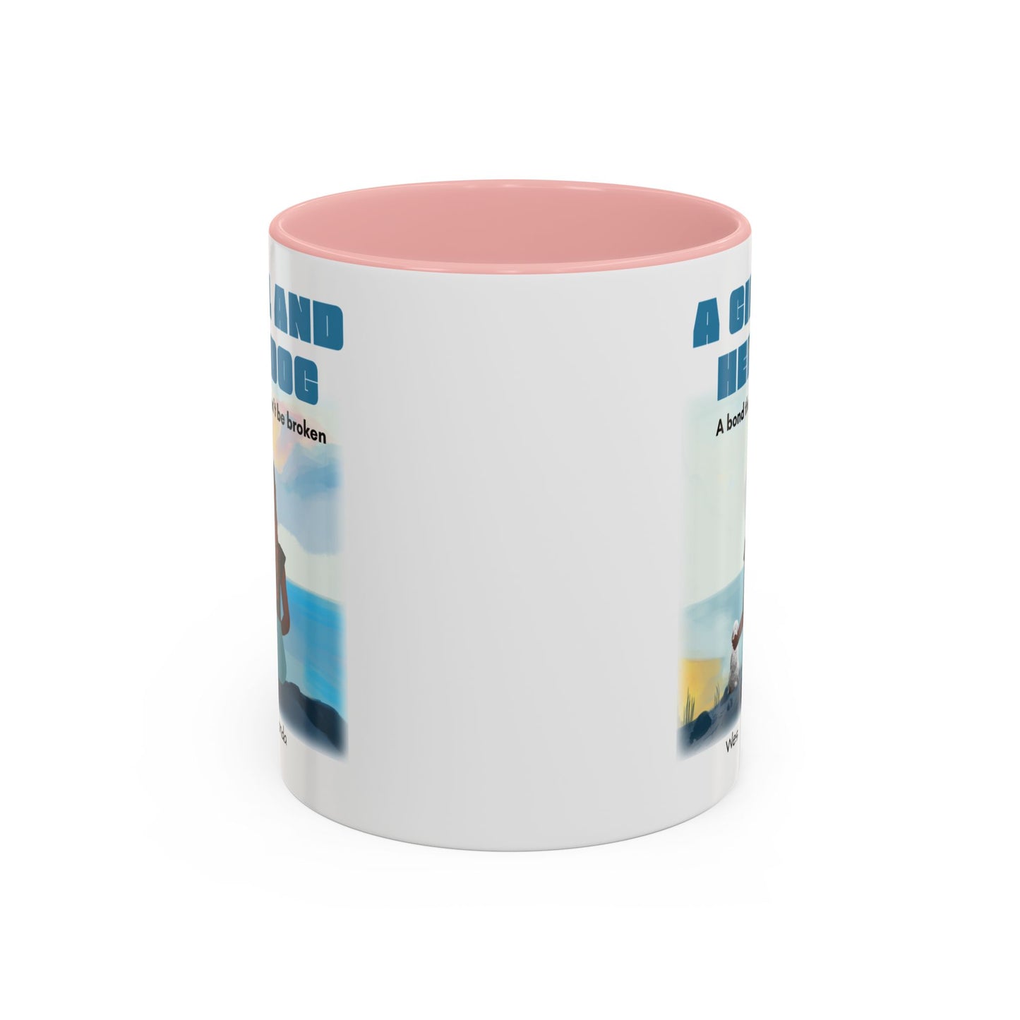 Inspirational Bond Coffee Mug - A Girl and Her Dog - Perfect Gift for Dog Lovers