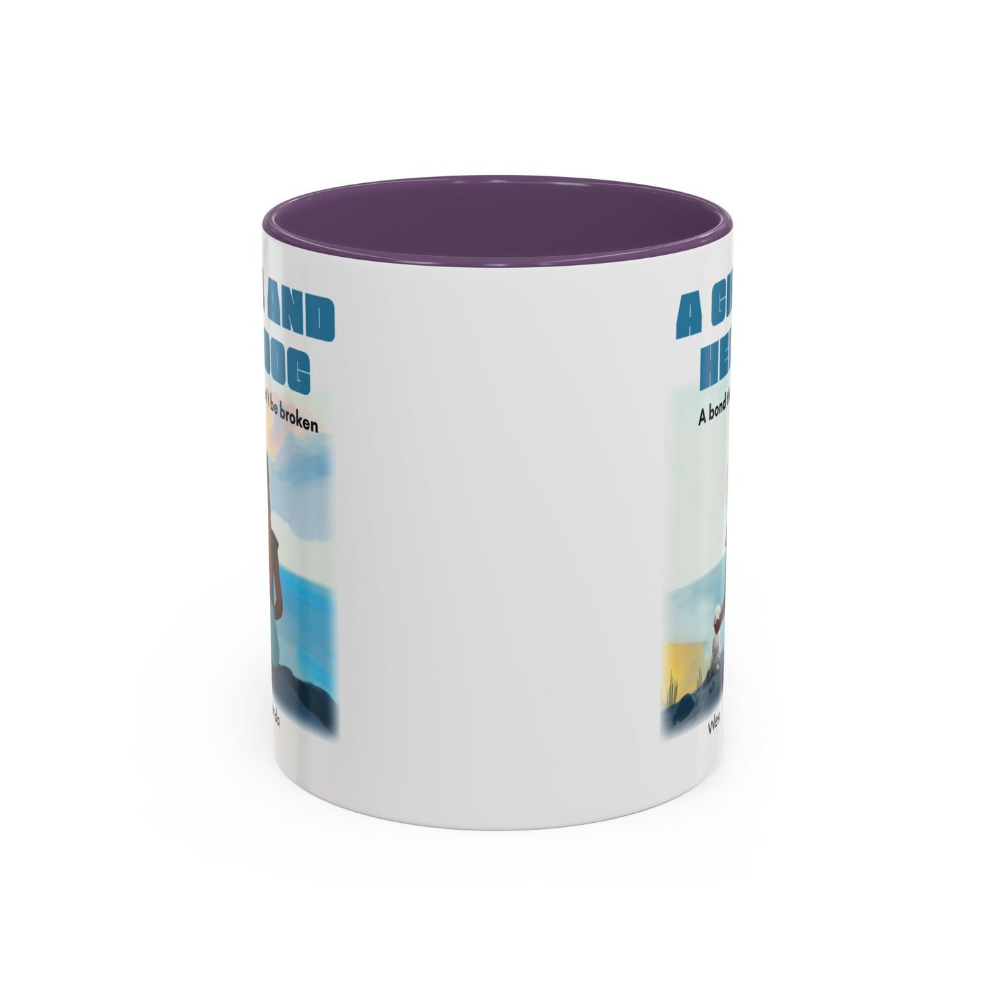 Inspirational Bond Coffee Mug - A Girl and Her Dog - Perfect Gift for Dog Lovers
