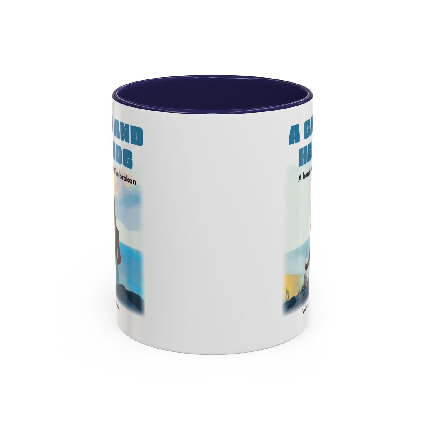 Inspirational Bond Coffee Mug - A Girl and Her Dog - Perfect Gift for Dog Lovers