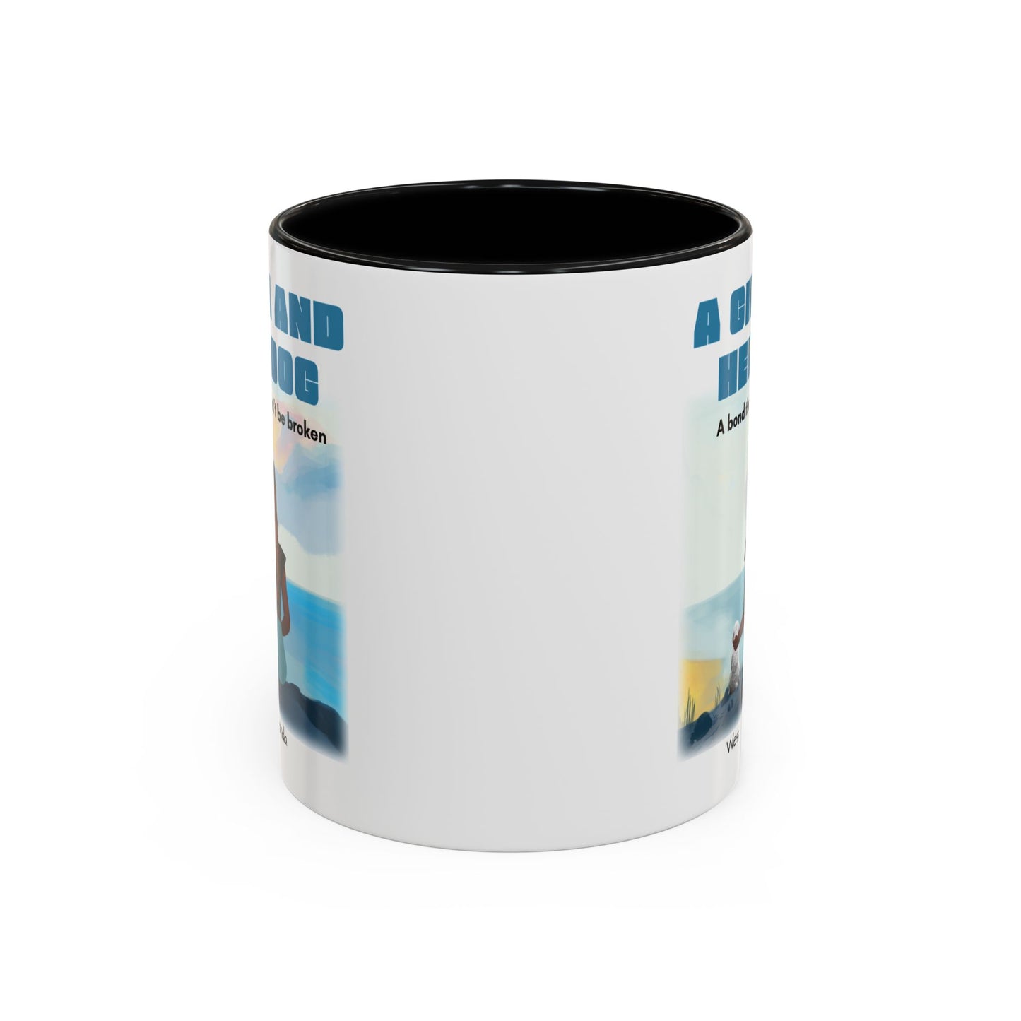 Inspirational Bond Coffee Mug - A Girl and Her Dog - Perfect Gift for Dog Lovers