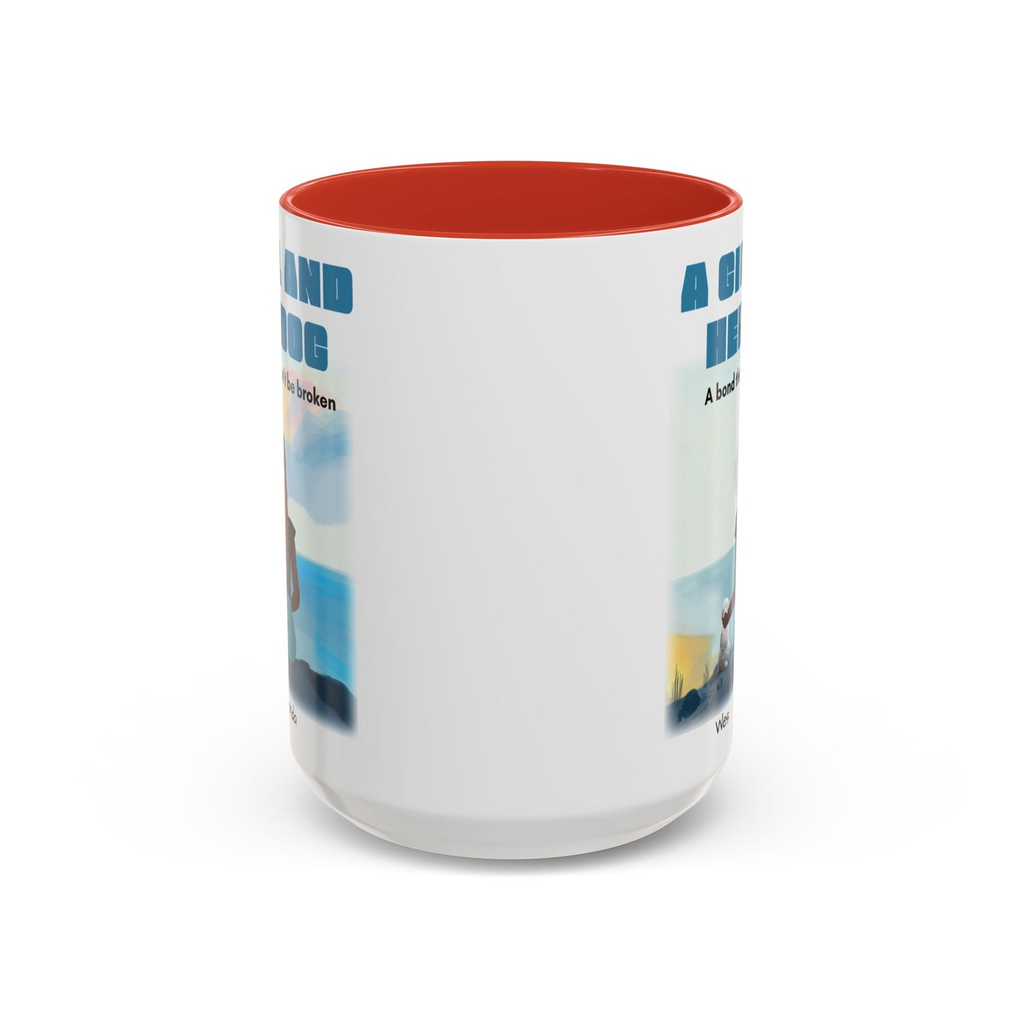 Inspirational Bond Coffee Mug - A Girl and Her Dog - Perfect Gift for Dog Lovers