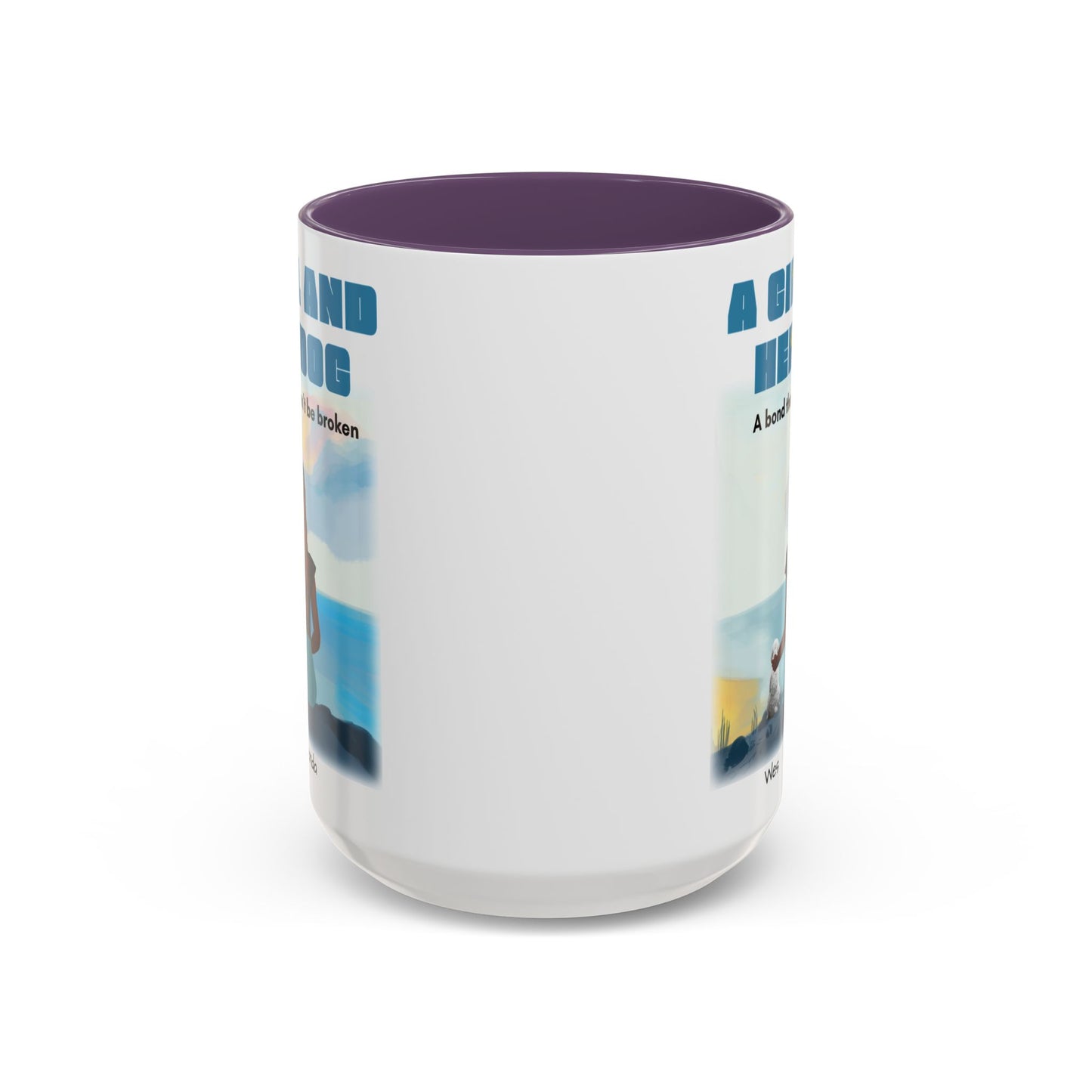 Inspirational Bond Coffee Mug - A Girl and Her Dog - Perfect Gift for Dog Lovers