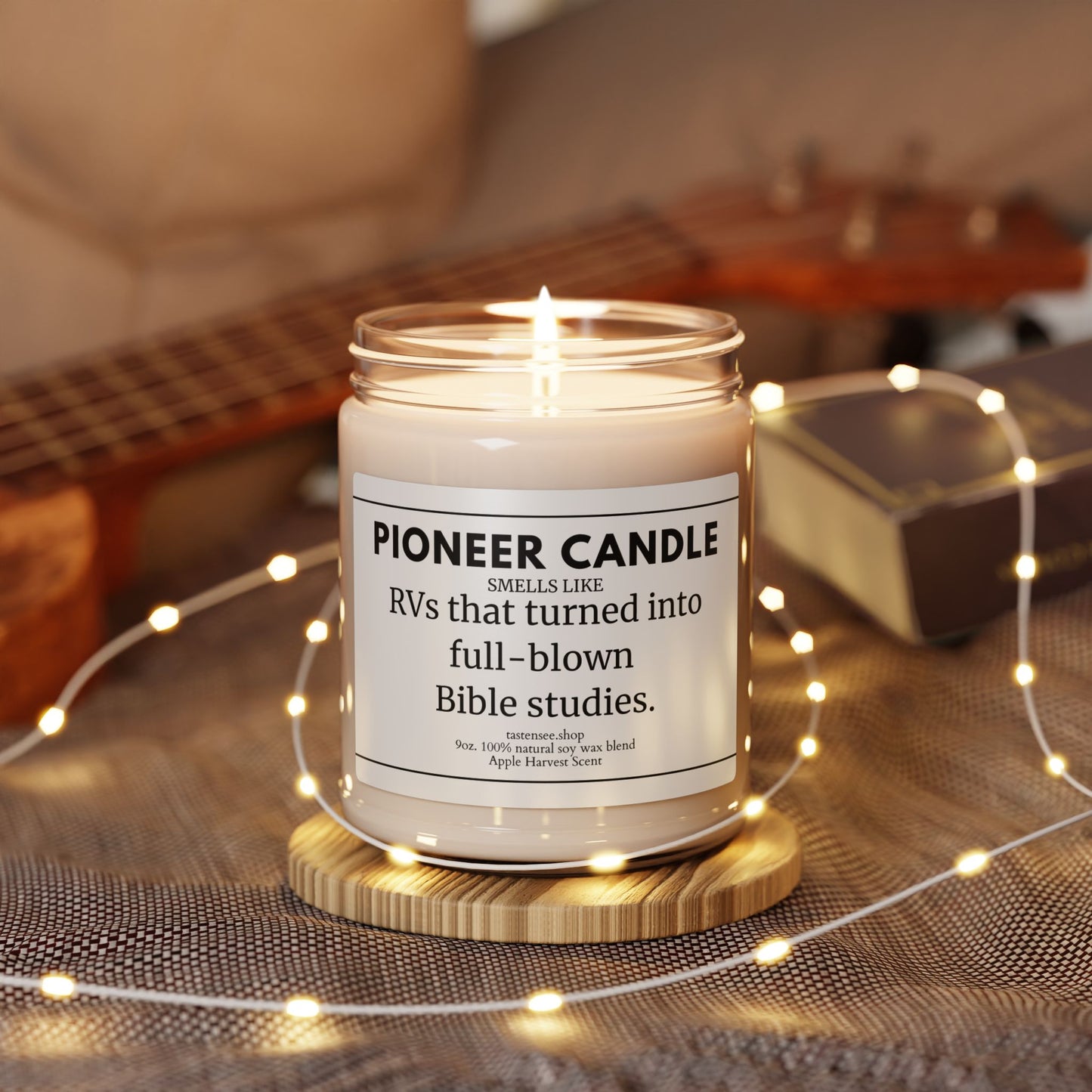 The Pioneer’s Candle  - Bible Study Inspired Apple Harvest Aroma (9oz Soy Wax)