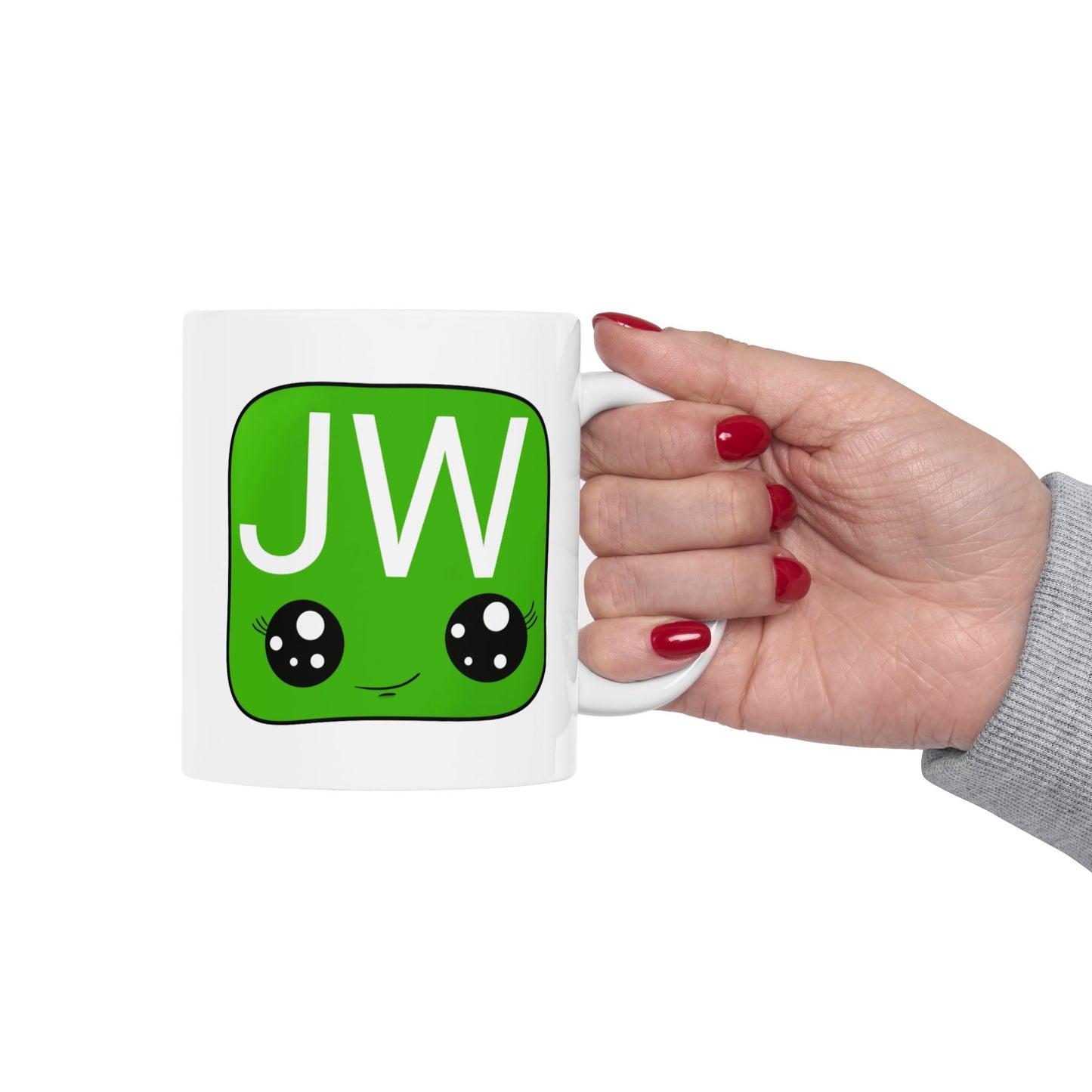 Little Illustrator Collection – JW Smiley Mug (Hand-Drawn Edition)