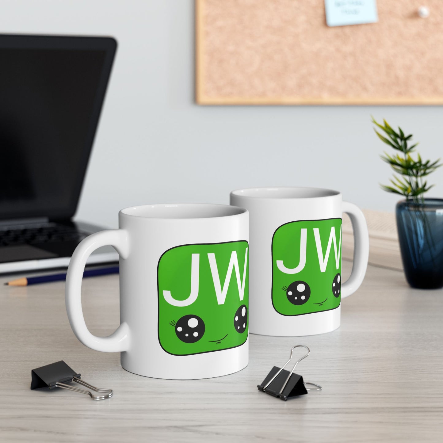 Little Illustrator Collection – JW Smiley Mug (Hand-Drawn Edition)
