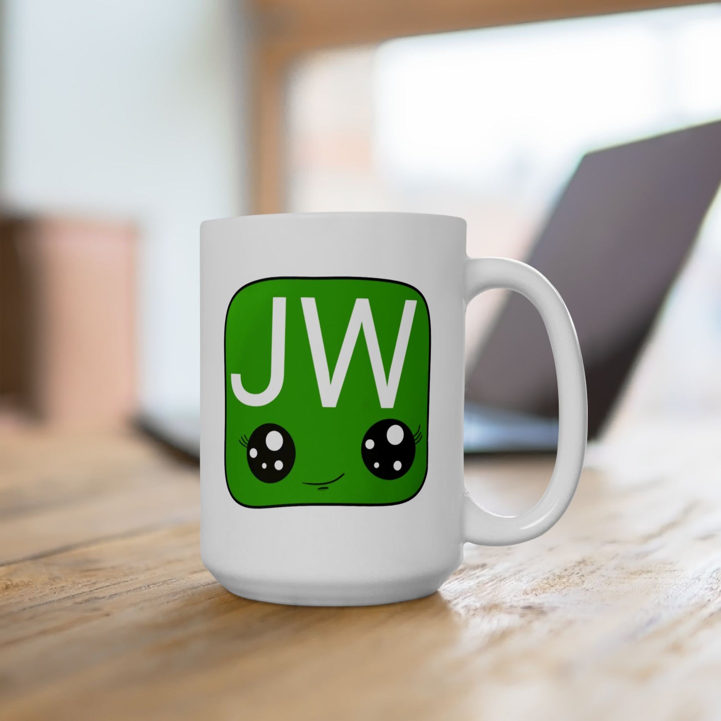 Little Illustrator Collection – JW Smiley Mug (Hand-Drawn Edition)