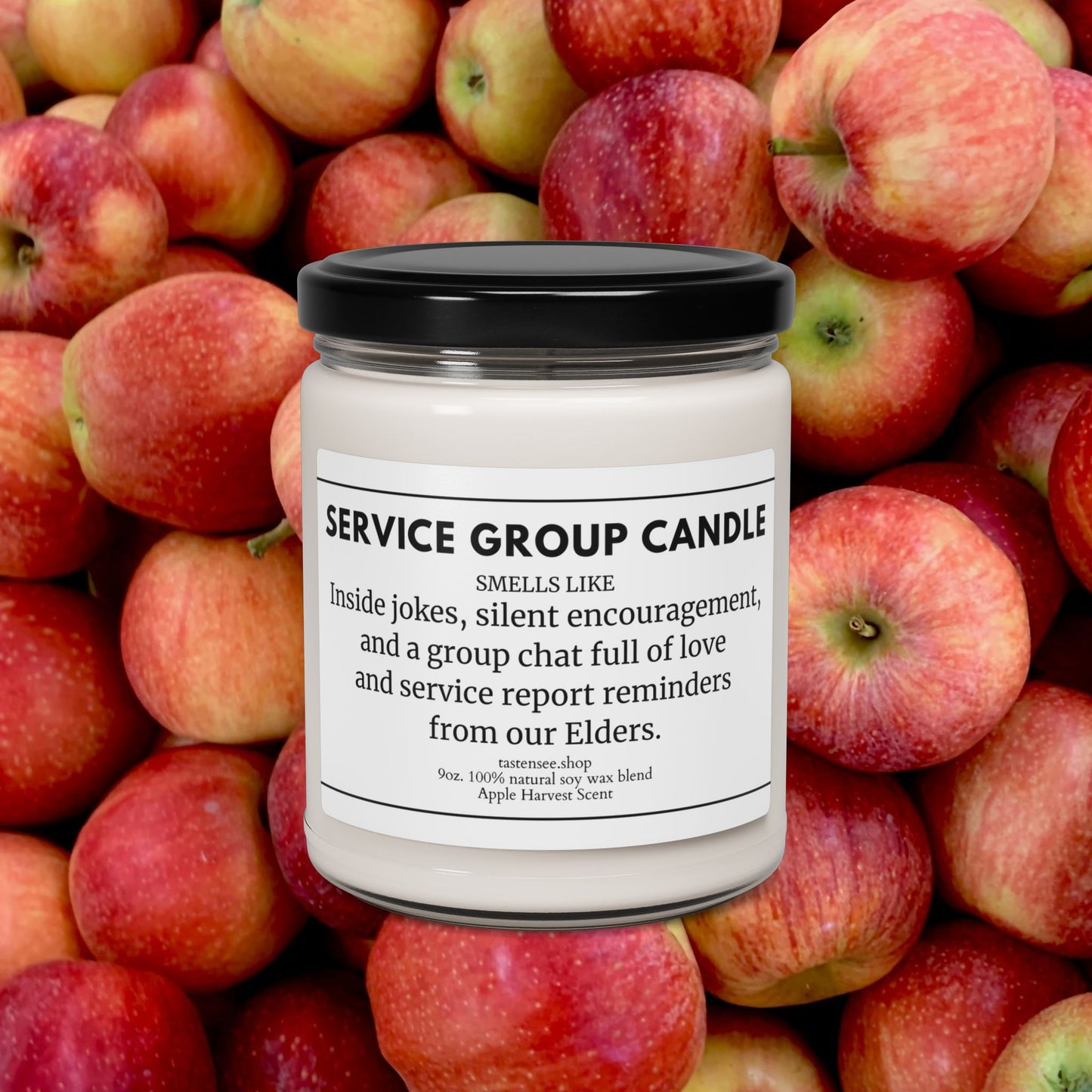 Service Group Candle – Apple Harvest Scent (9oz)