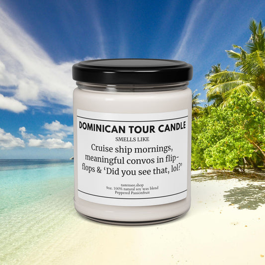 Dominican Tour Candle – Peppered Passionfruit (9oz)