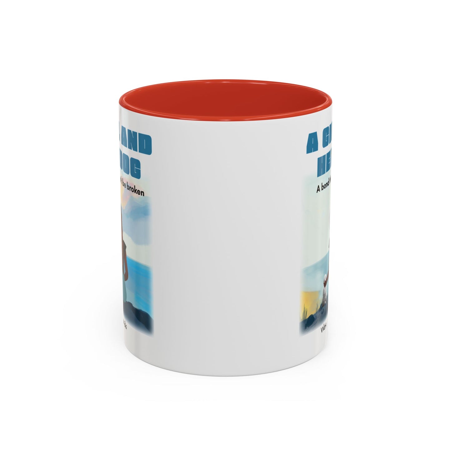 Inspirational Bond Coffee Mug - A Girl and Her Dog - Perfect Gift for Dog Lovers