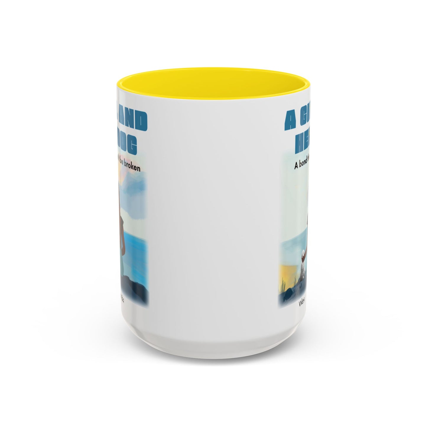 Inspirational Bond Coffee Mug - A Girl and Her Dog - Perfect Gift for Dog Lovers
